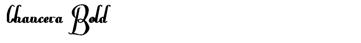 Chancera Bold