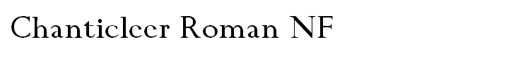 Chanticleer Roman NF