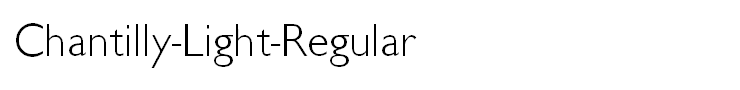 Chantilly-Light-Regular