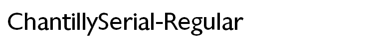 ChantillySerial-Regular