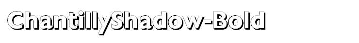 ChantillyShadow-Bold