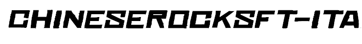 ChineseRocksFt-Italic