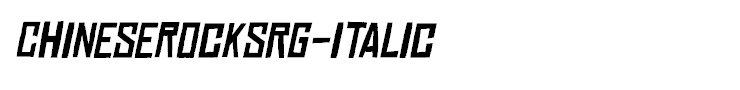 ChineseRocksRg-Italic