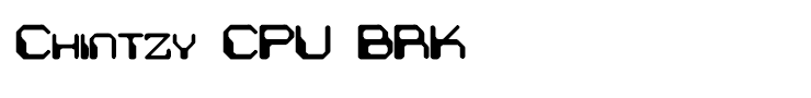 Chintzy CPU BRK