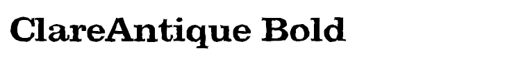 ClareAntique Bold