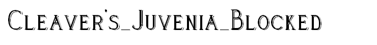 Cleaver's_Juvenia_Blocked