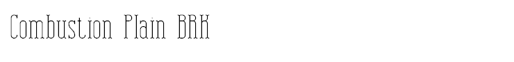 Combustion Plain BRK