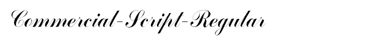 Commercial-Script-Regular