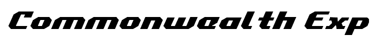 Commonwealth Expanded Italic