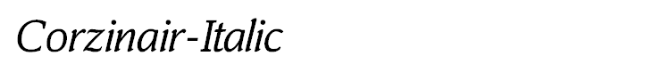 Corzinair-Italic
