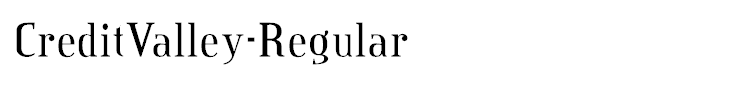CreditValley-Regular