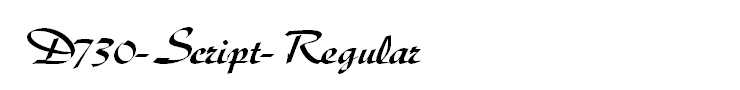 D730-Script-Regular