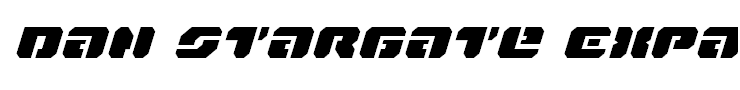 Dan Stargate Expanded Italic