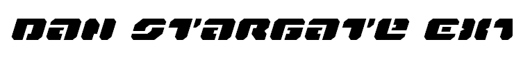 Dan Stargate Extra-expanded Italic