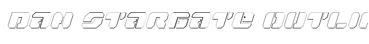 Dan Stargate Outline Italic