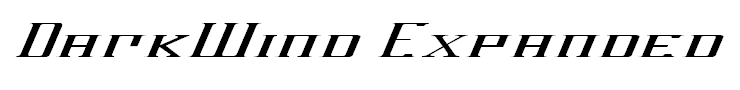 DarkWind Expanded Italic