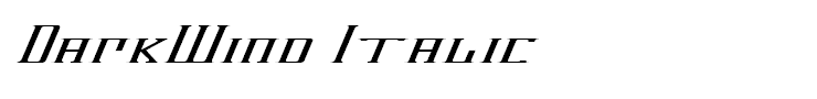 DarkWind Italic