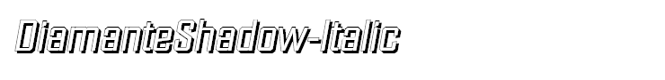 DiamanteShadow-Italic
