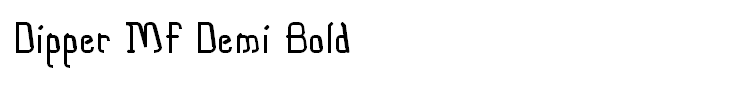 Dipper MF Demi Bold