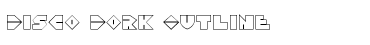Disco Dork Outline