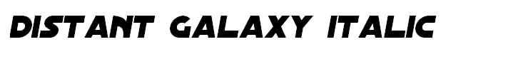 Distant Galaxy Italic