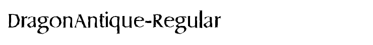DragonAntique-Regular