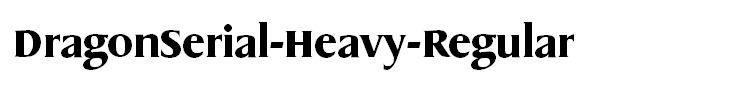 DragonSerial-Heavy-Regular