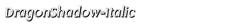 DragonShadow-Italic