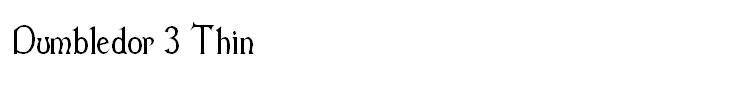 Dumbledor 3 Thin
