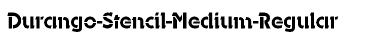 Durango-Stencil-Medium-Regular