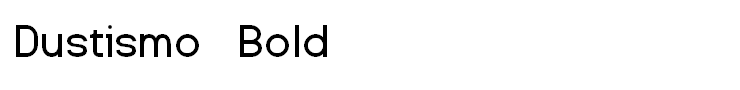 Dustismo  Bold