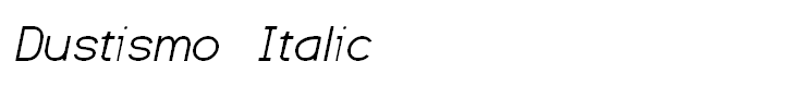 Dustismo  Italic