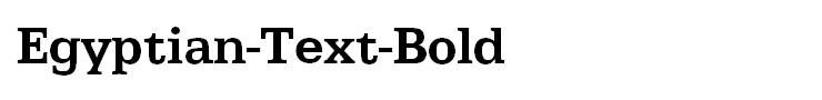 Egyptian-Text-Bold