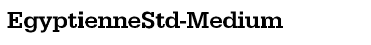 EgyptienneStd-Medium
