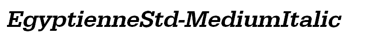 EgyptienneStd-MediumItalic
