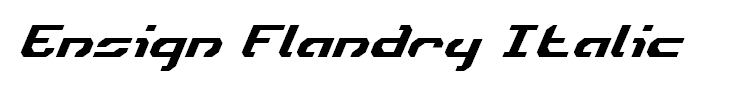 Ensign Flandry Italic