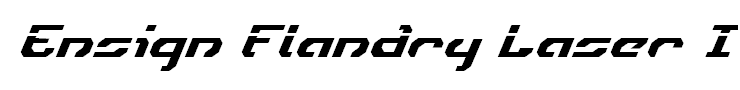 Ensign Flandry Laser Italic