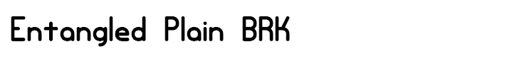 Entangled Plain BRK