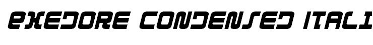 Exedore Condensed Italic