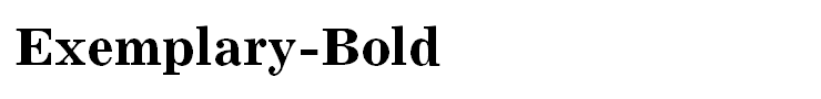 Exemplary-Bold