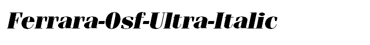Ferrara-Osf-Ultra-Italic