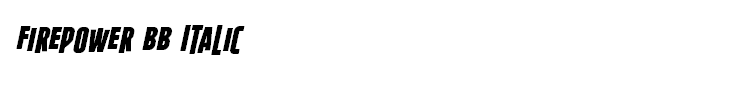 Firepower BB Italic