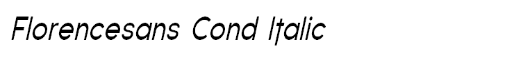 Florencesans Cond Italic