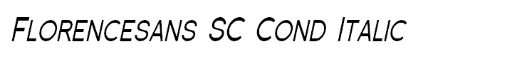 Florencesans SC Cond Italic