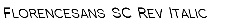 Florencesans SC Rev Italic