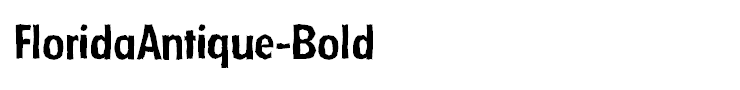 FloridaAntique-Bold