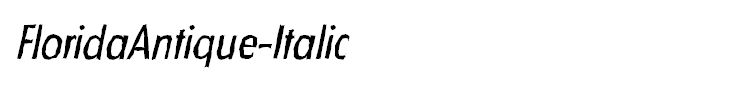 FloridaAntique-Italic