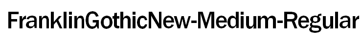 FranklinGothicNew-Medium-Regular