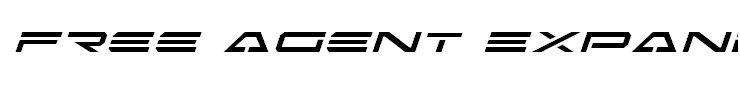 Free Agent Expanded Italic