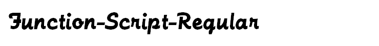 Function-Script-Regular
